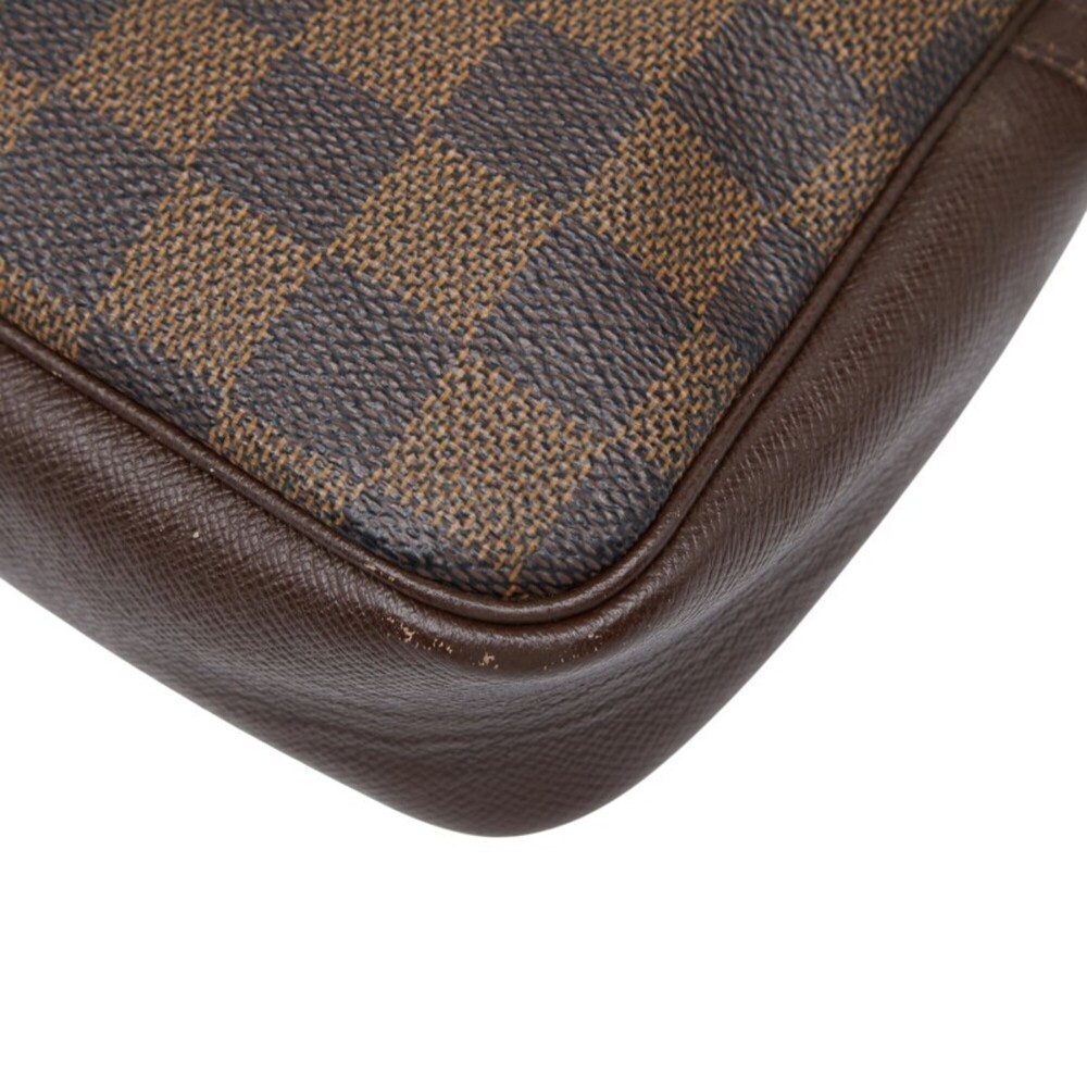 LOUIS VUITTON Authentic Brown Damier Leather Shoulder Bag - Picture 6 of 10